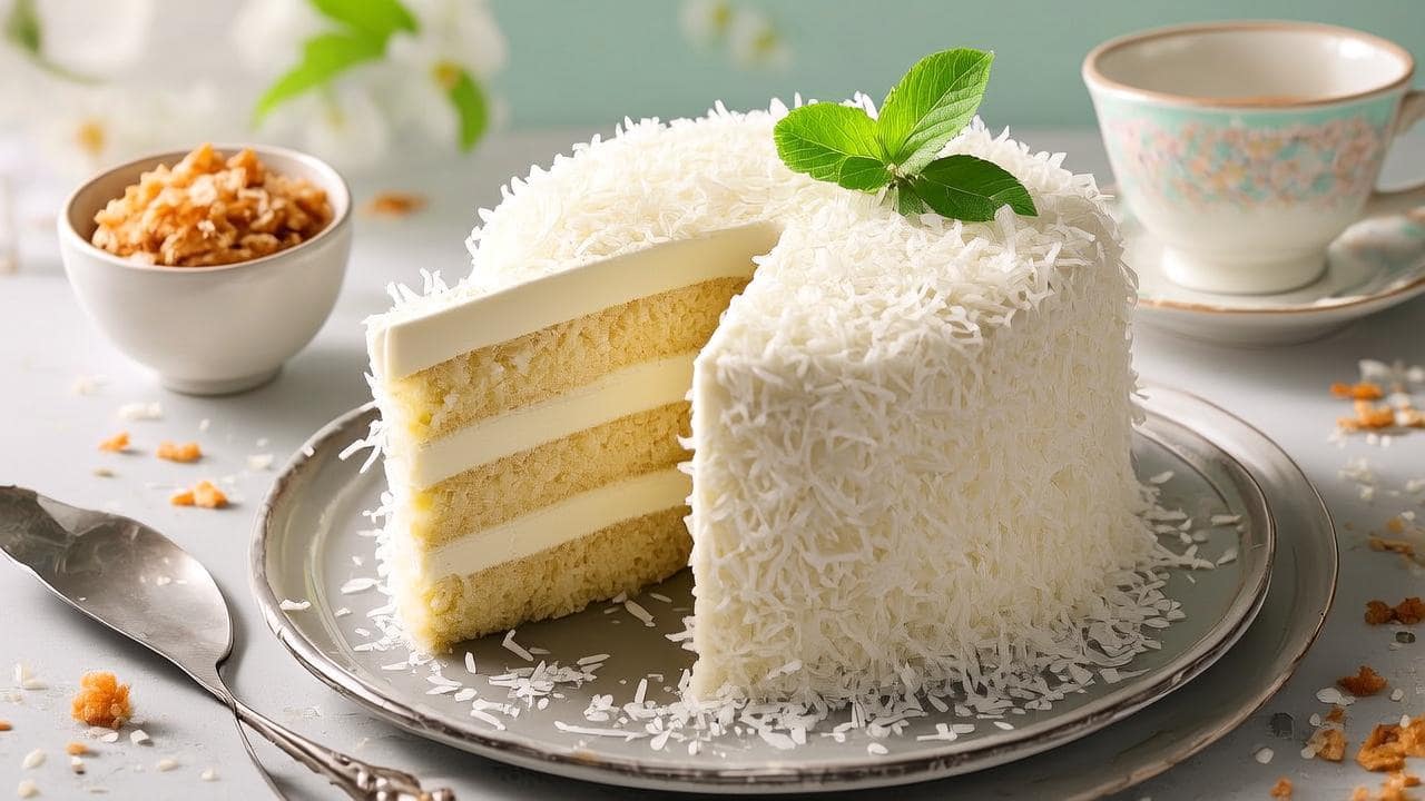 Classic Coconut Cake Recipe Fluffy & Moist Perfection