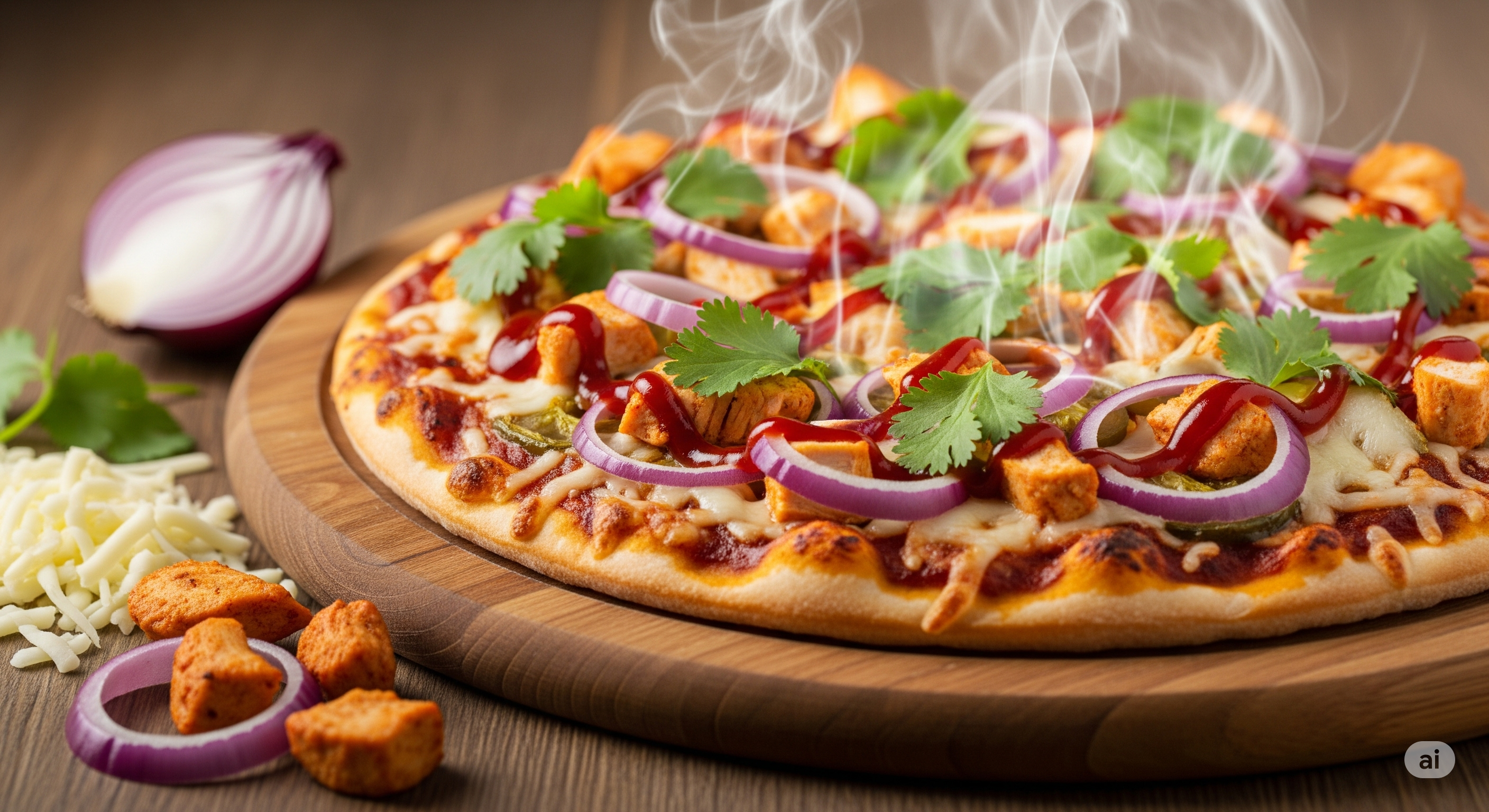 Perfect Homemade Spicy BBQ Chicken Pizza