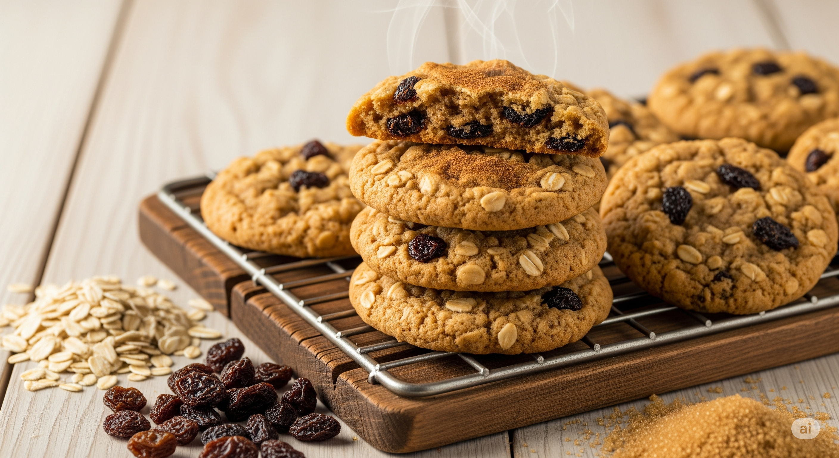 Perfect Oatmeal Raisin Cookies