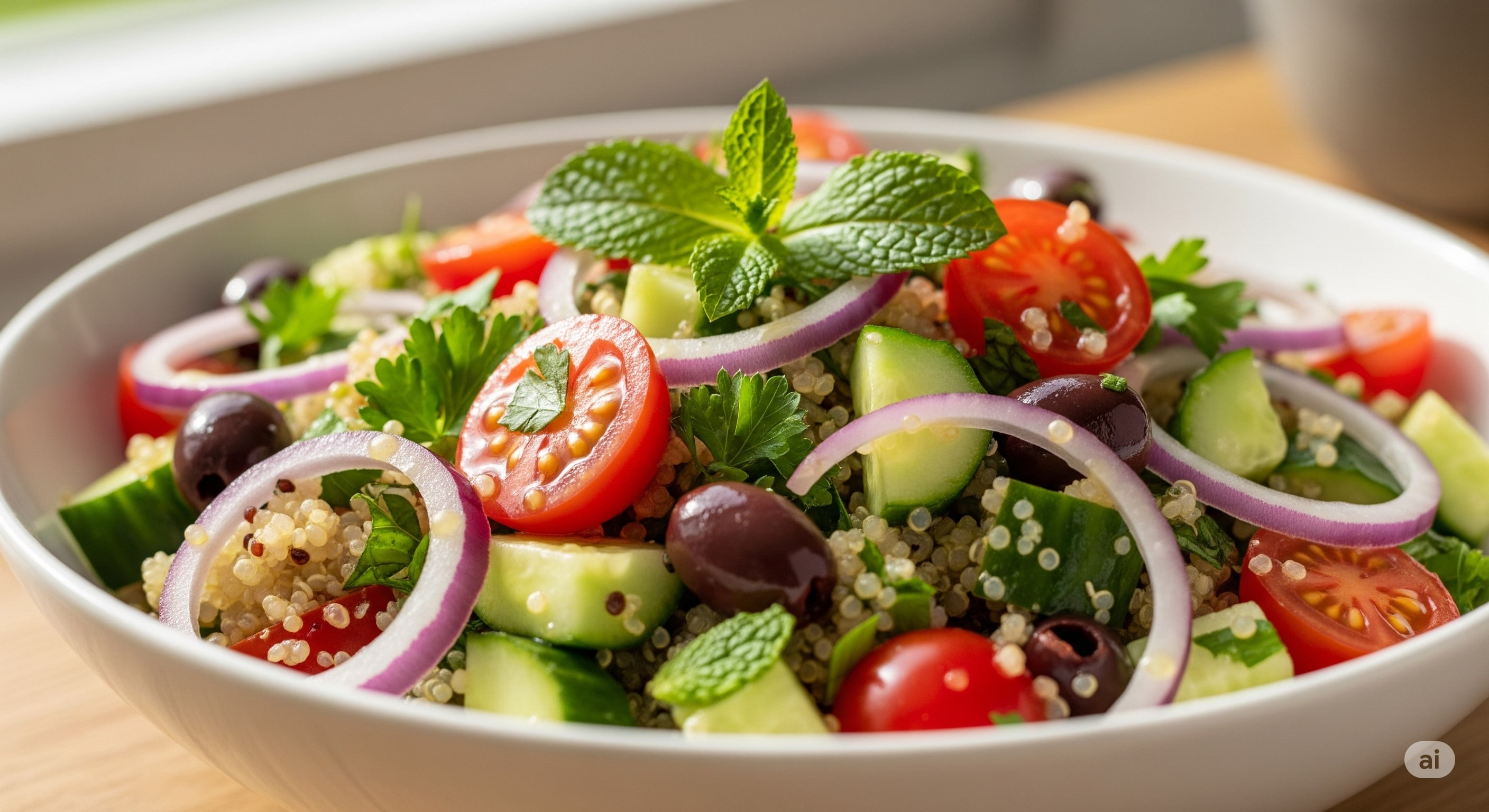 Refreshing Mediterranean Quinoa Salad