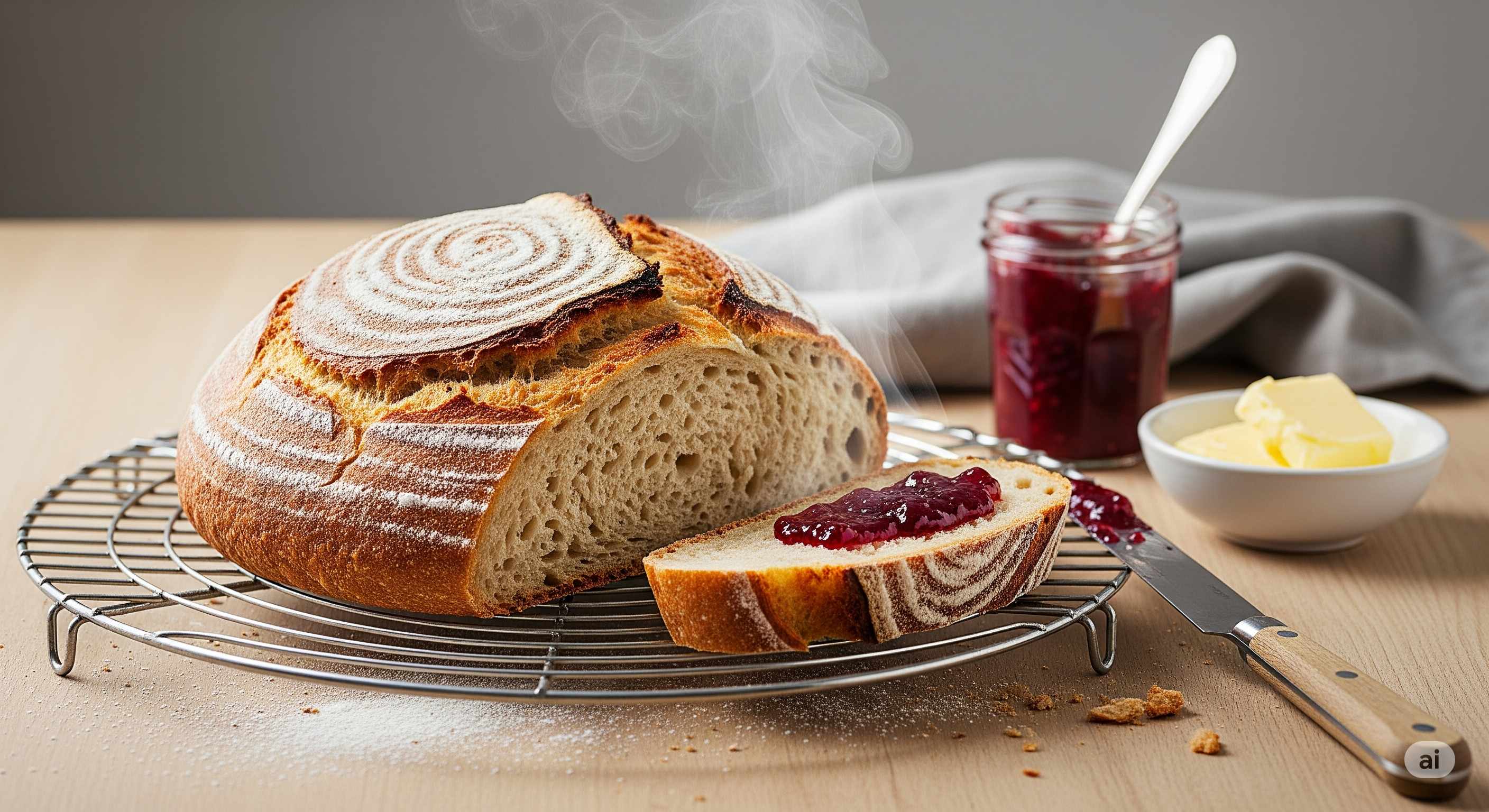 Rustic Sourdough Loaf