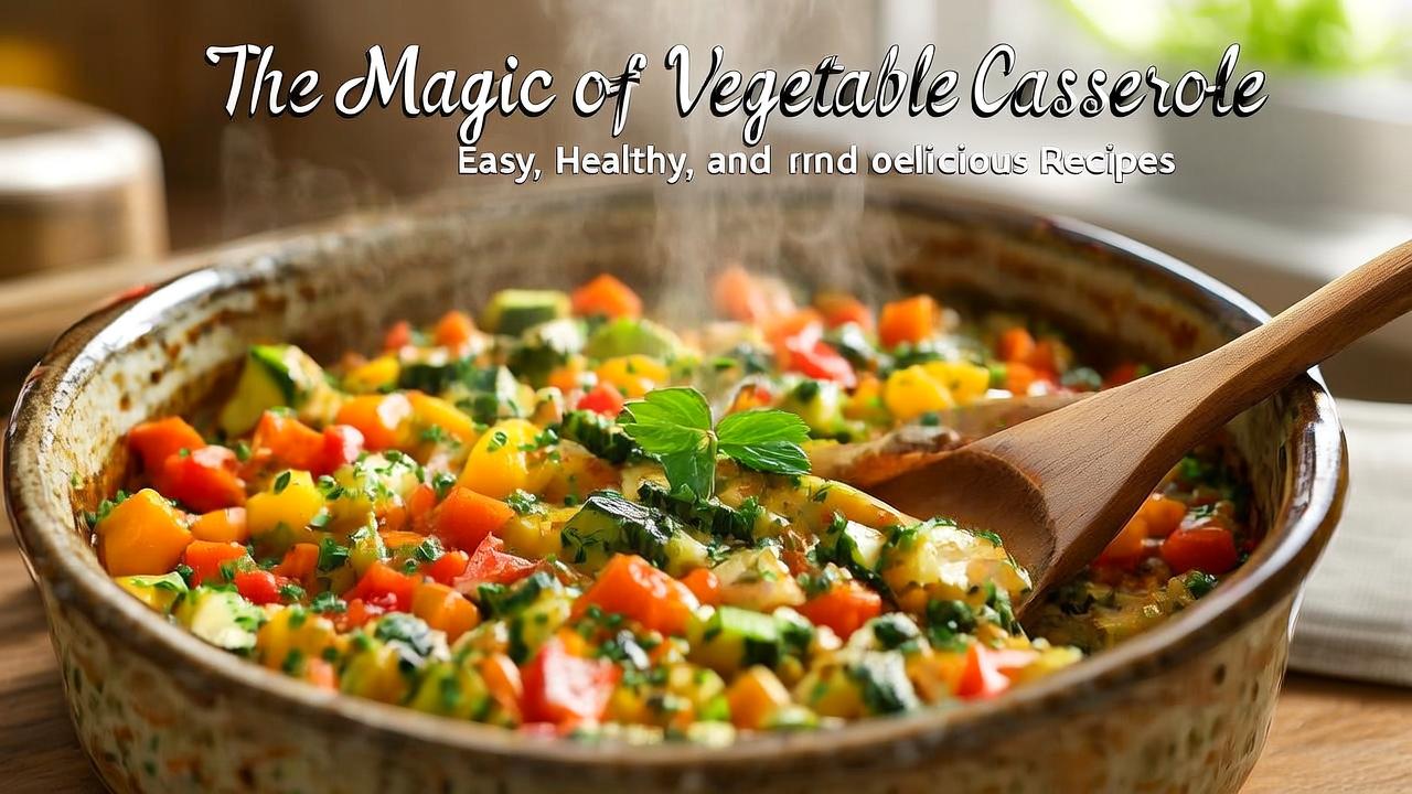The Magic of Vegetable Casserole Easy, Healthy, and Delicious Recipes