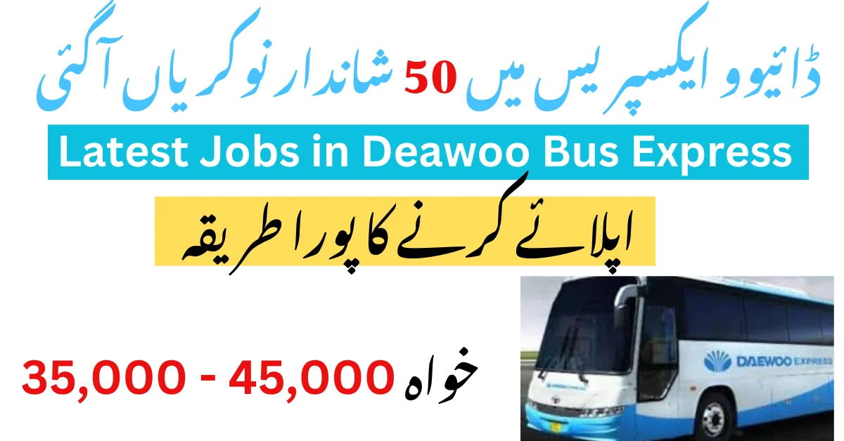 Daewoo Express Jobs 2025