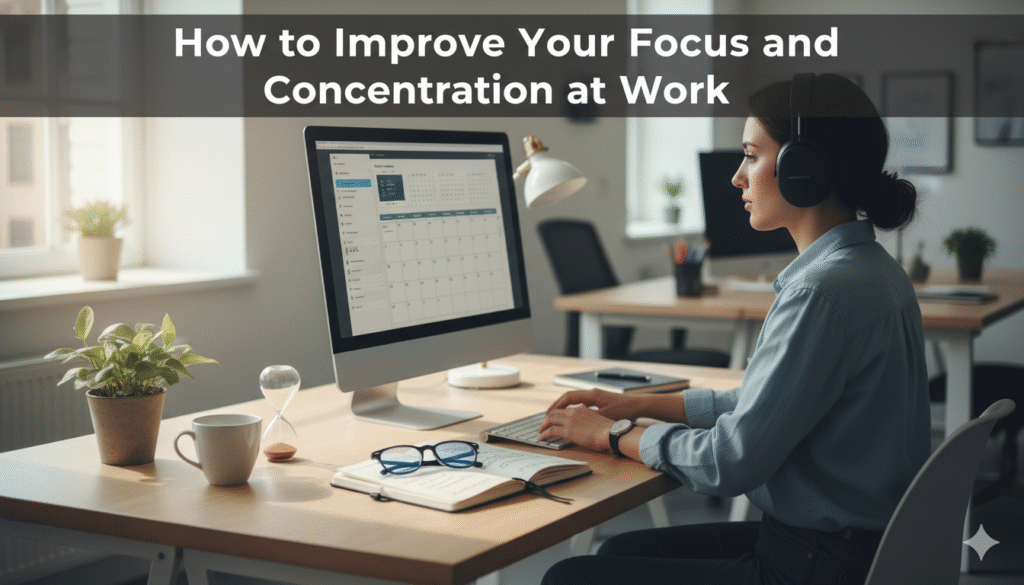 How to Improve Your Focus and Concentration at Work