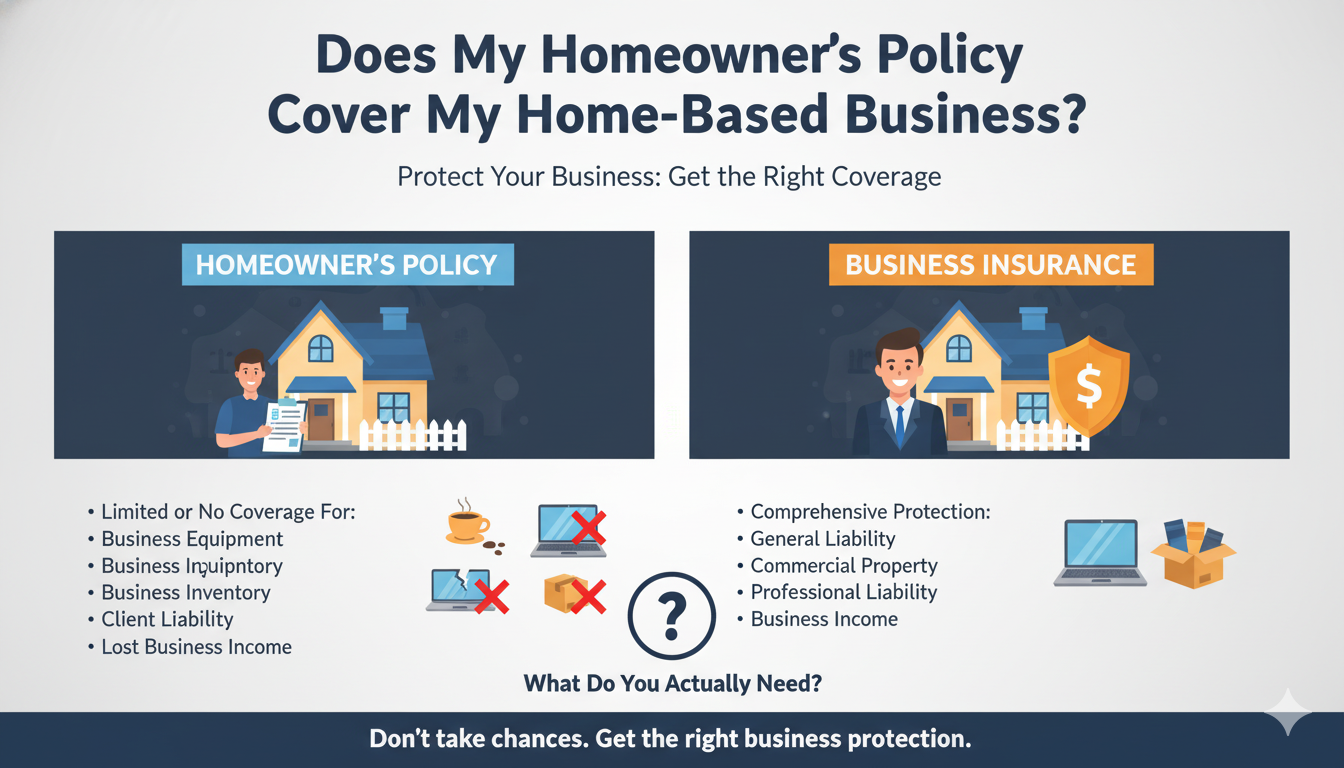 Does My Homeowner’s Policy Cover My Home-Based Business?