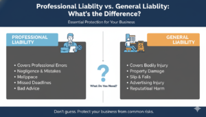 Professional Liability vs. General Liability: What’s the Difference?