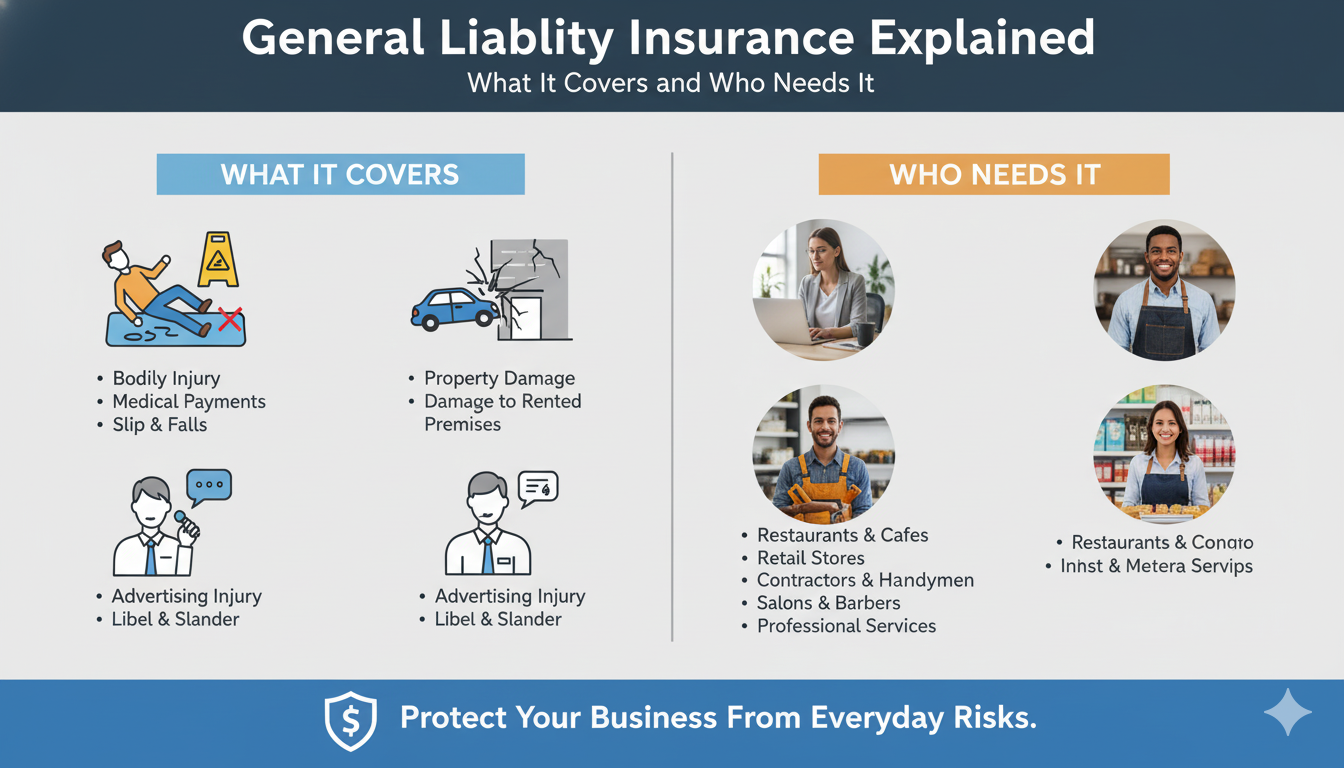 General Liability Insurance Explained: What It Covers and Who Needs It