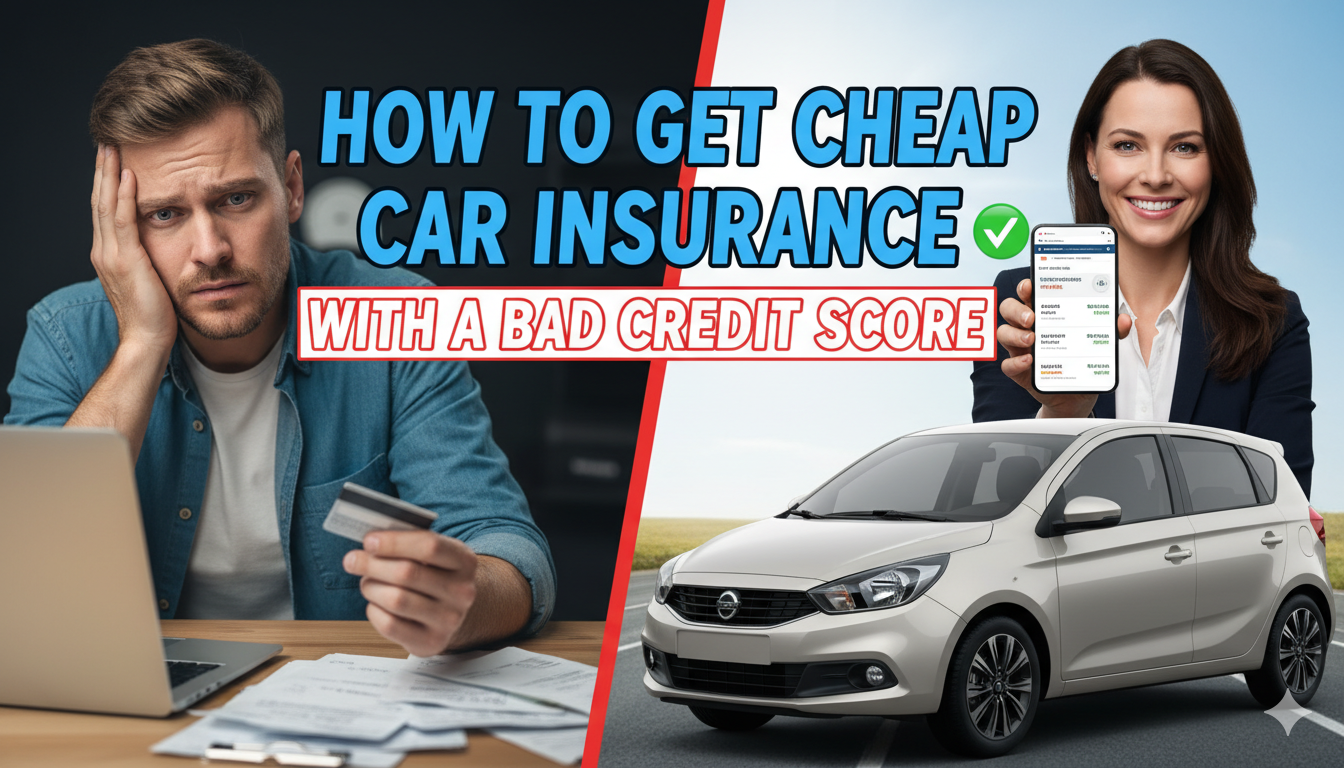 How to Get Cheap Car Insurance with a Bad Credit Score