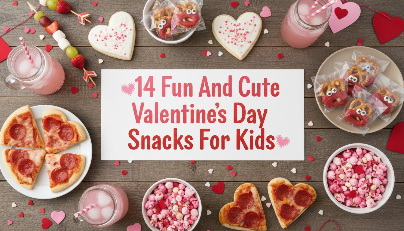 💕14 Fun And Cute Valentines Day Snacks For Kids💕