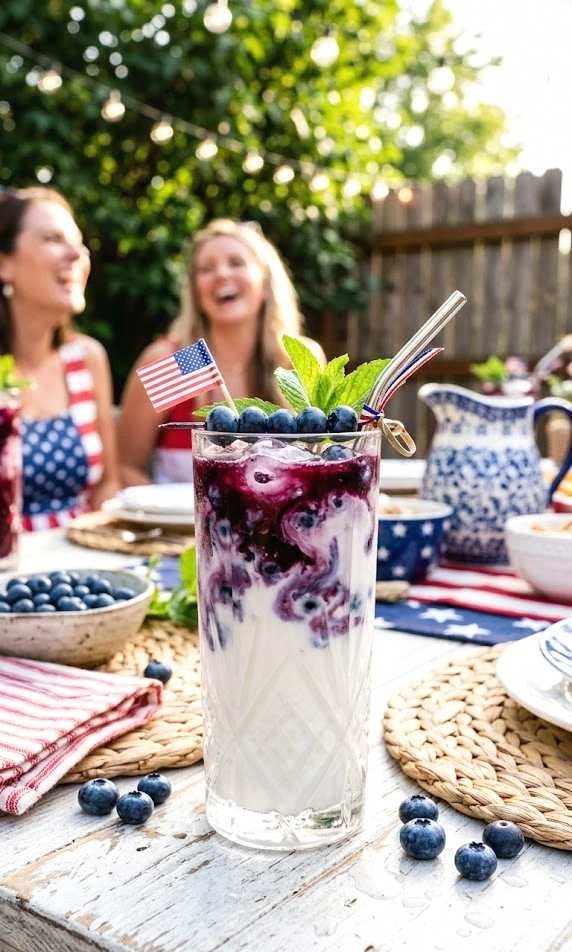 blueberry coconut cooler