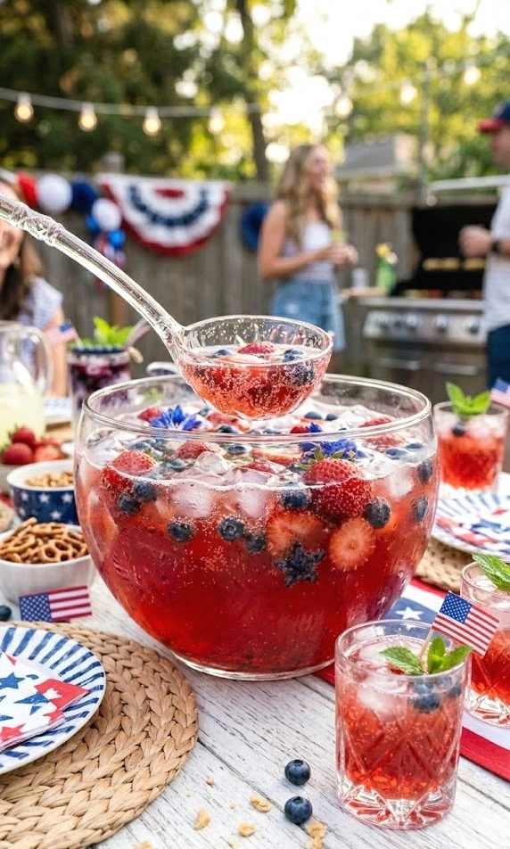 patriotic sparkling punch