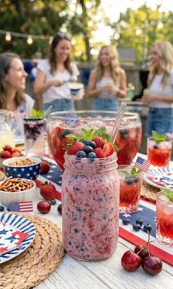 creamy berry smoothie