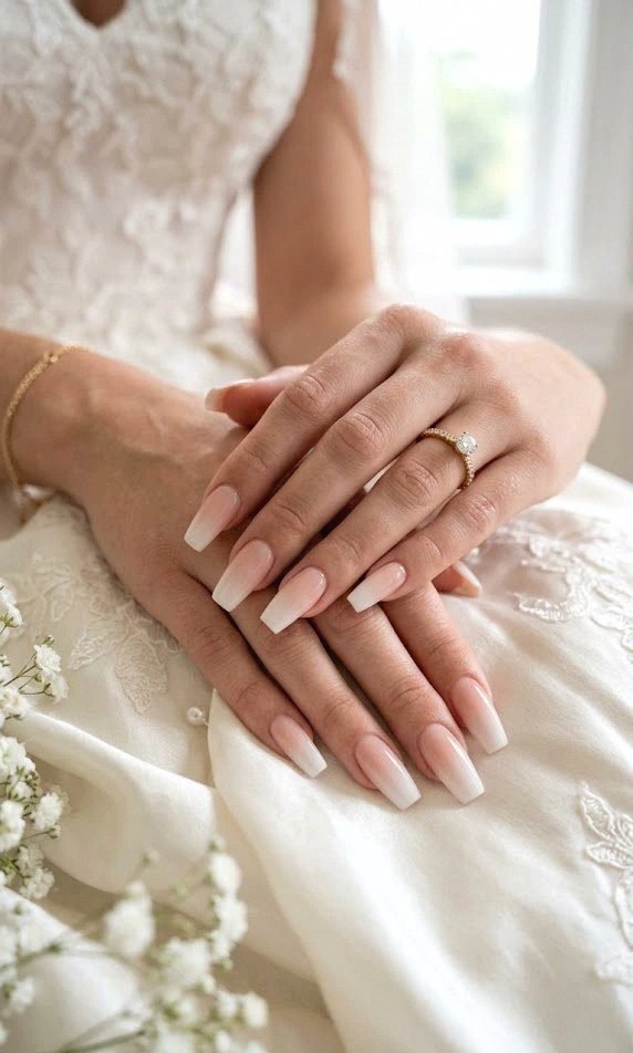 ombre french nails
