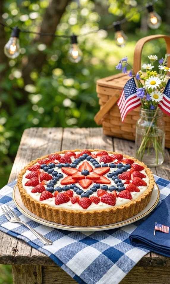 no-bake berry tart