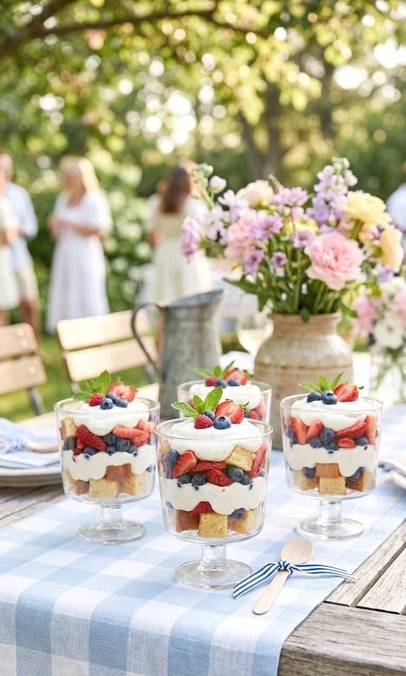 berry trifle cups