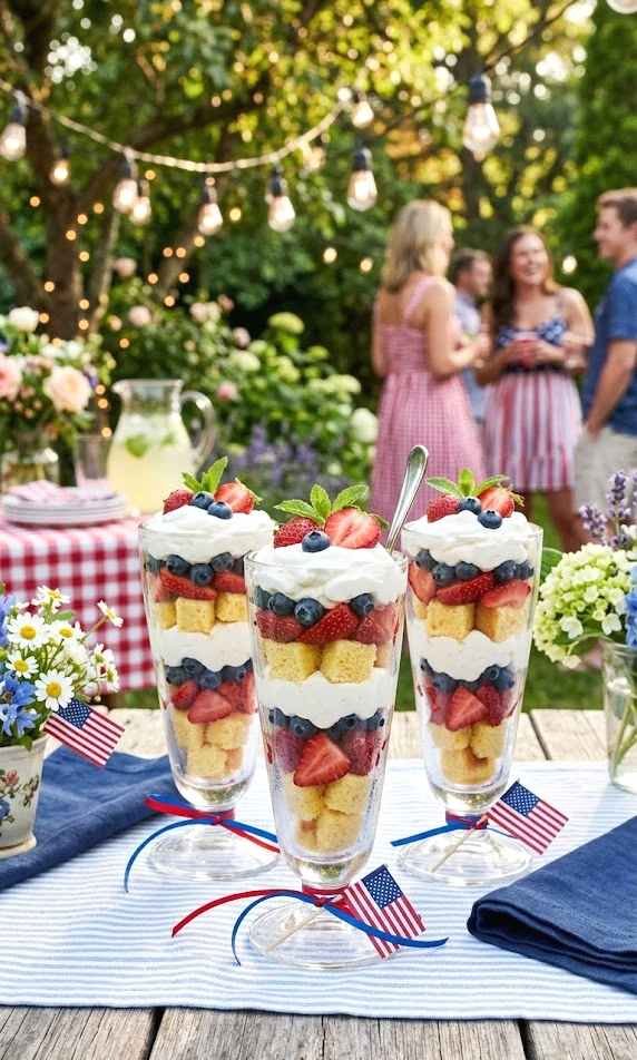 strawberry shortcake parfaits