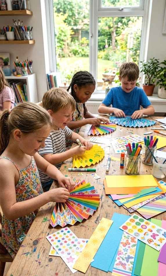 paper fan decorations