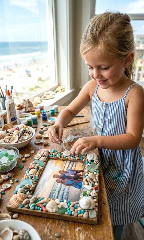 seashell picture frames
