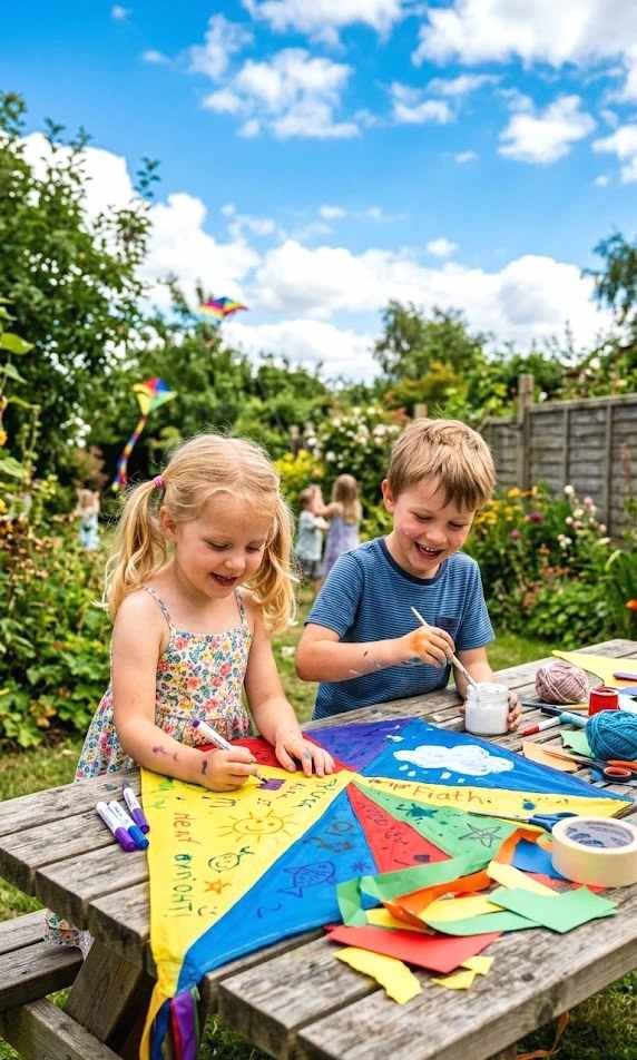 homemade kite craft