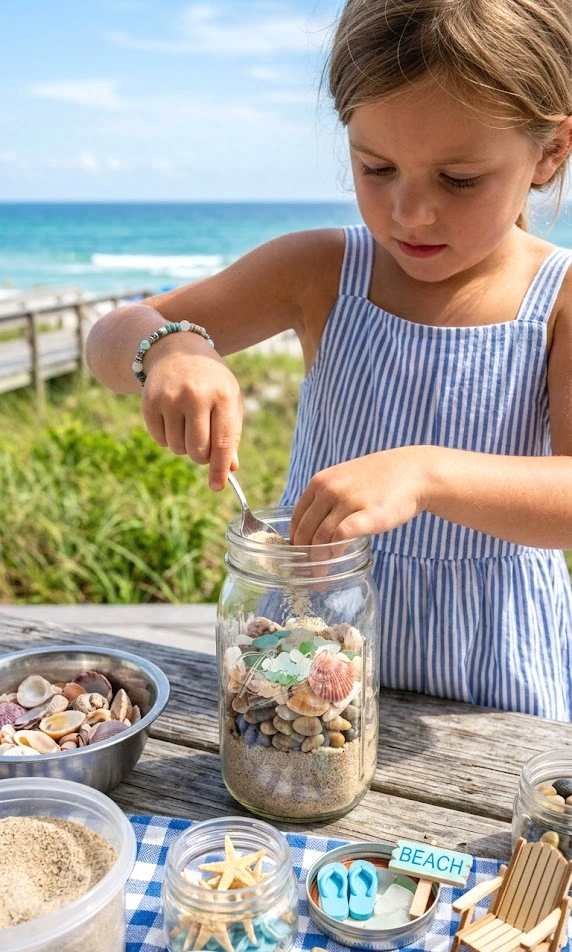 diy beach-in-a-jar