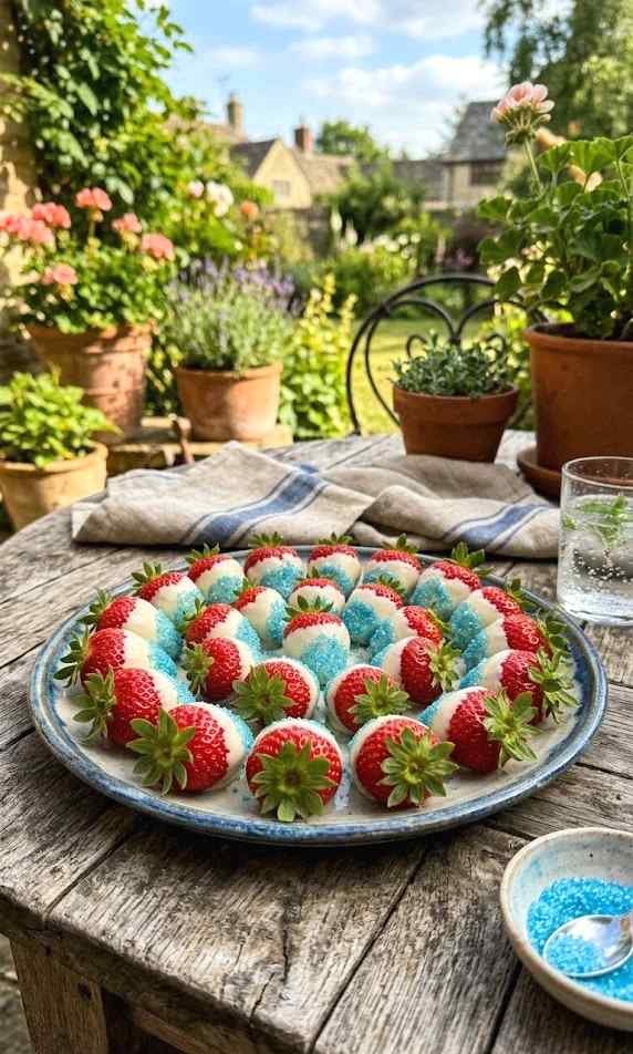 sparkler strawberries