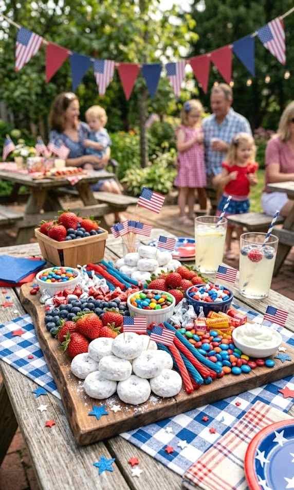 patriotic donut board