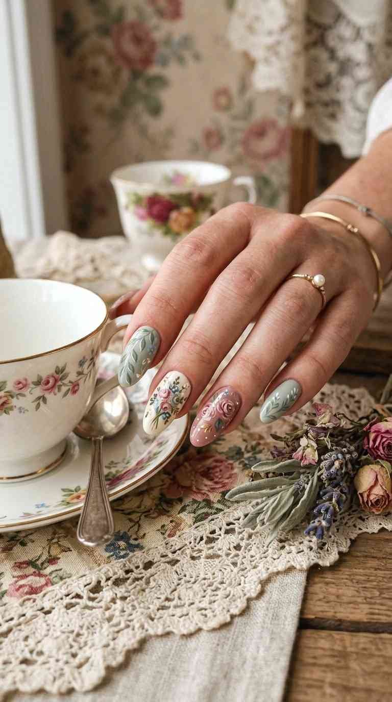 vintage floral prints