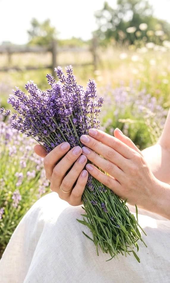 sheer lavender tint