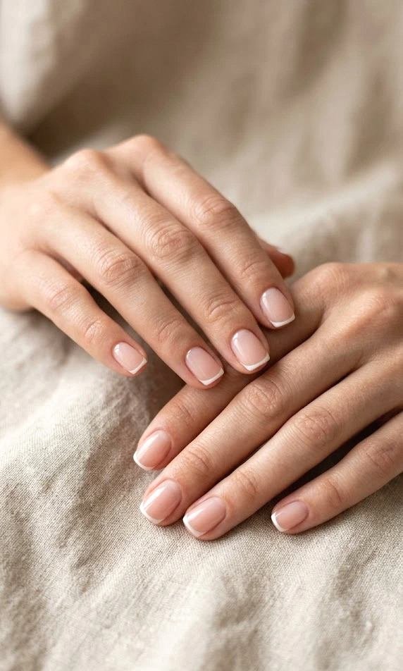 micro french manicure
