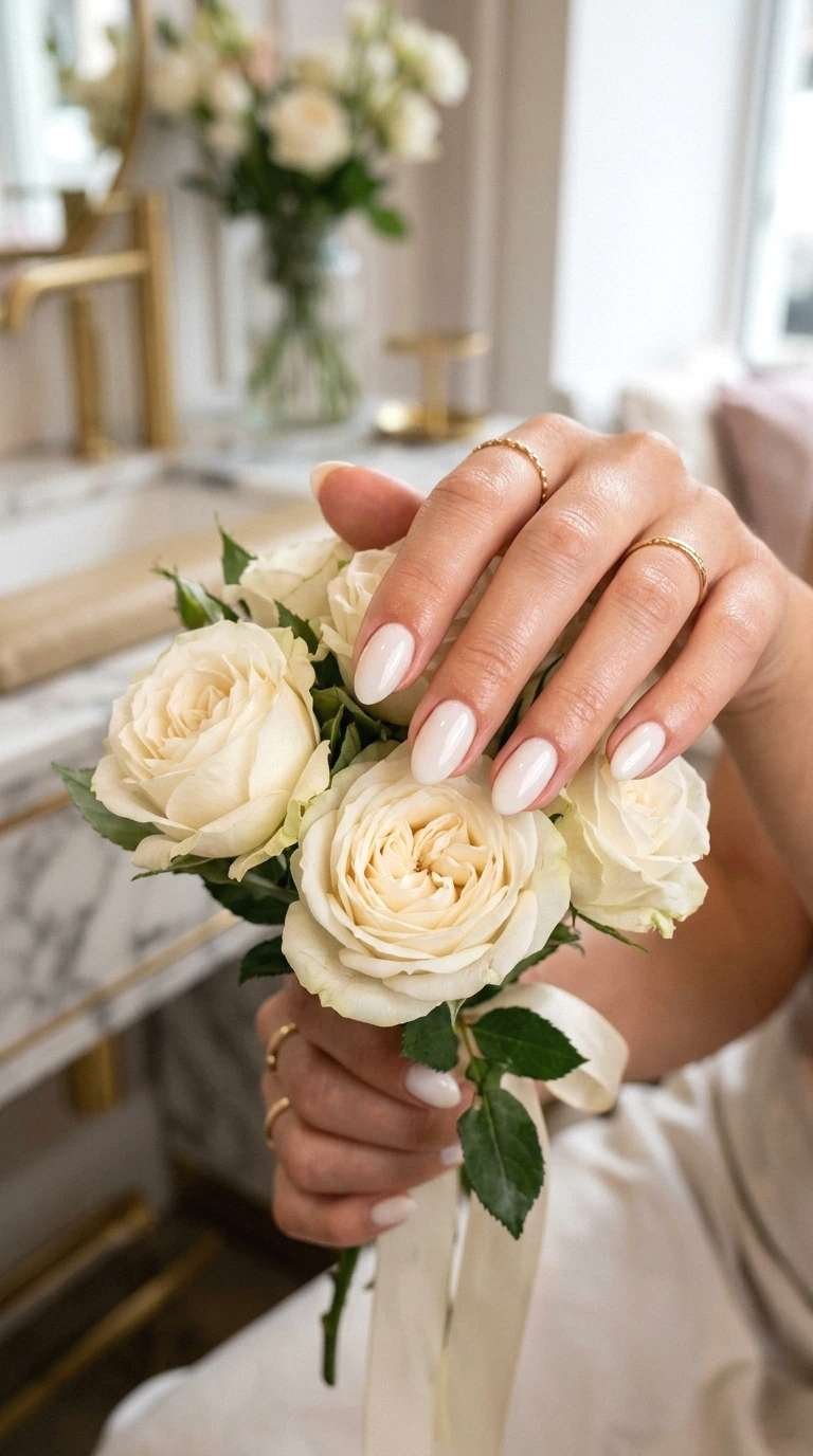 milky white elegance