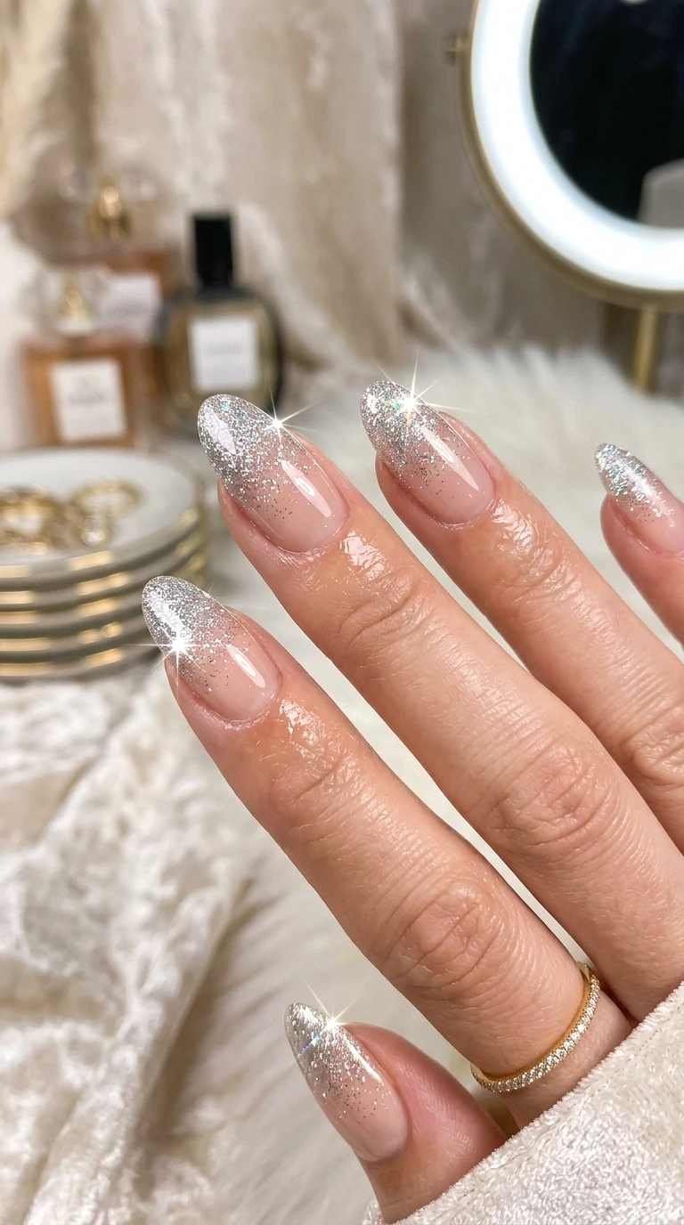 sparkling glitter fade