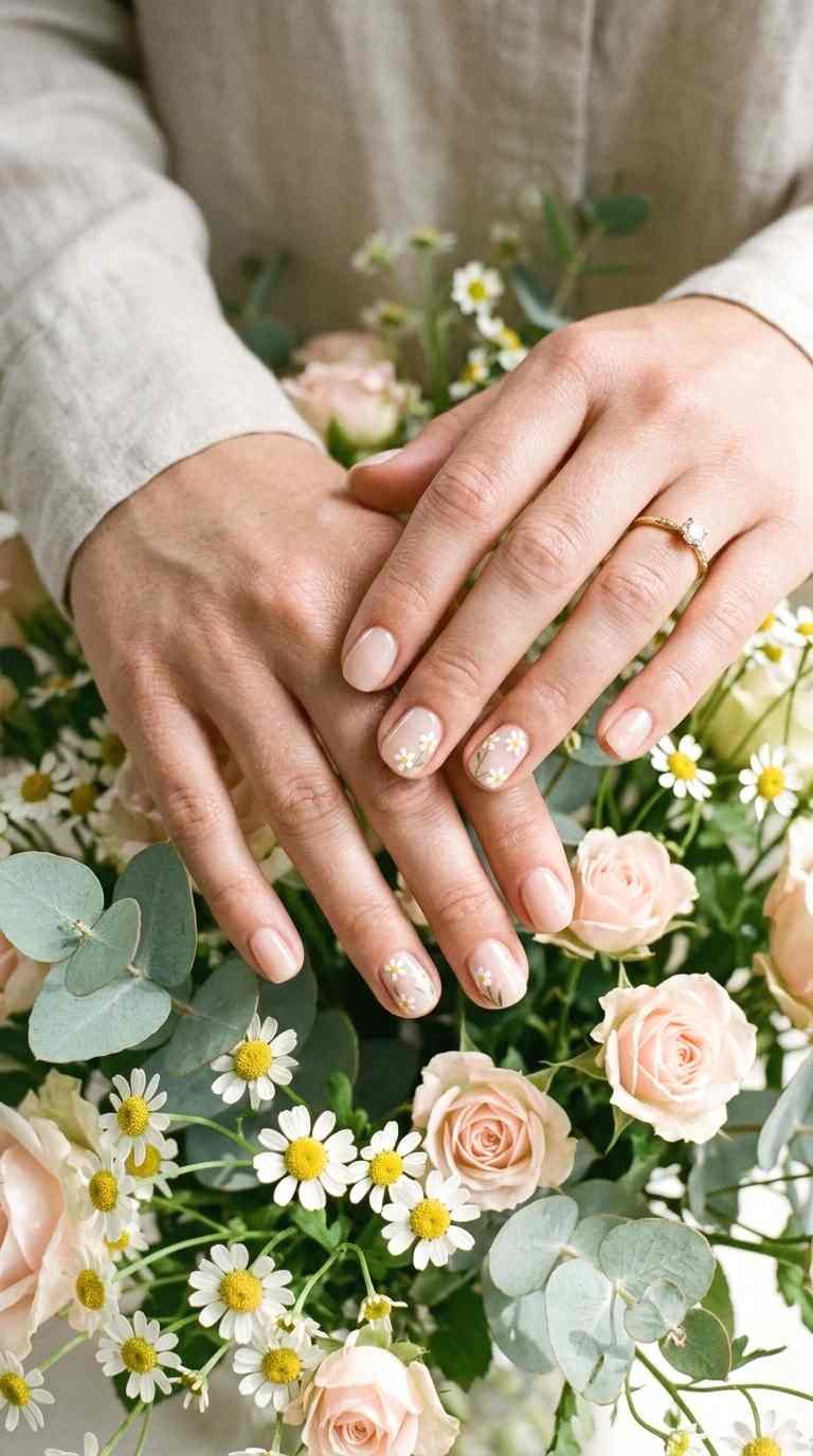 delicate floral touches