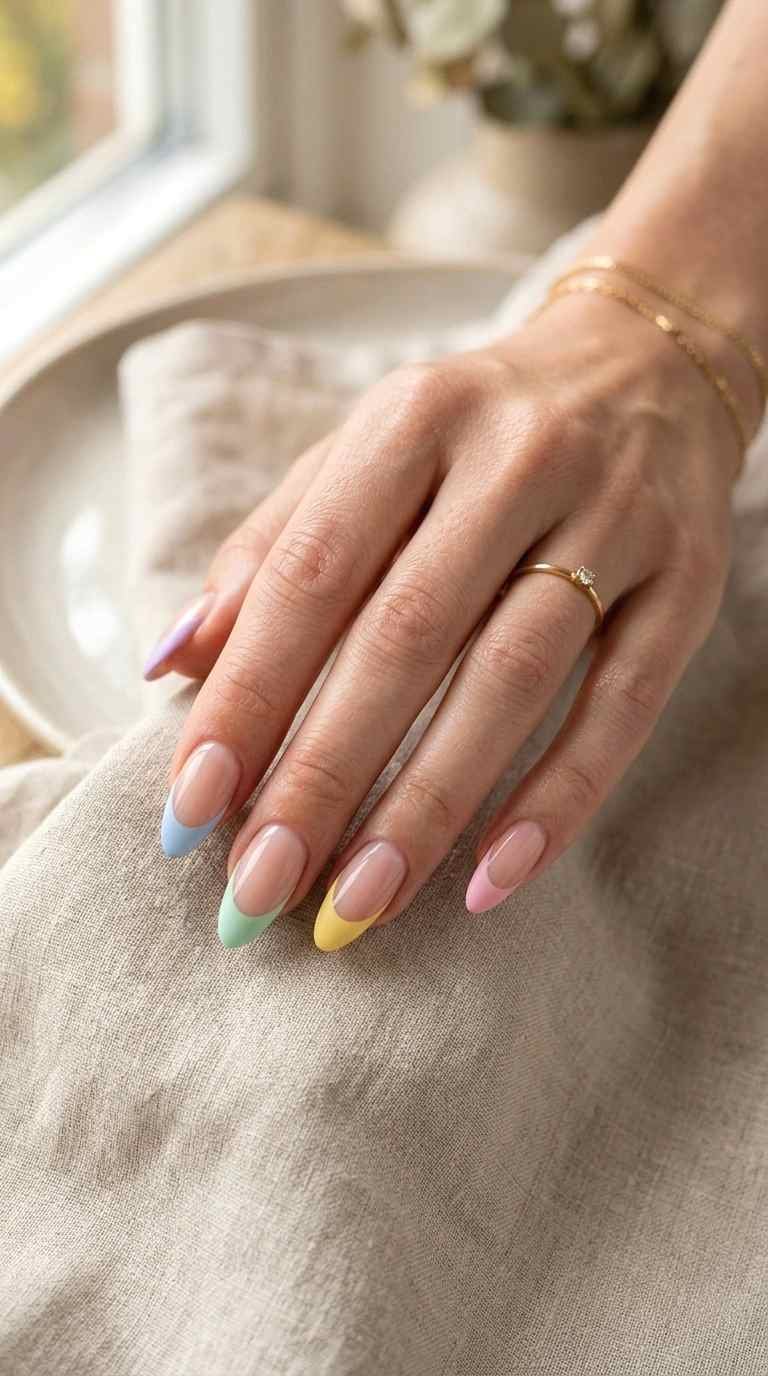 french tips with a twist