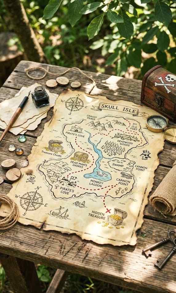 diy treasure maps