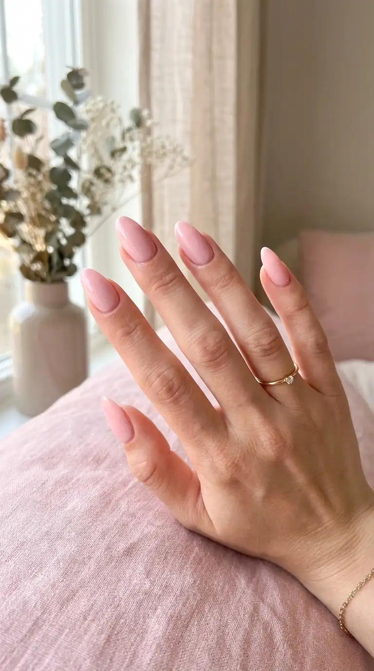 strawberry milk nails