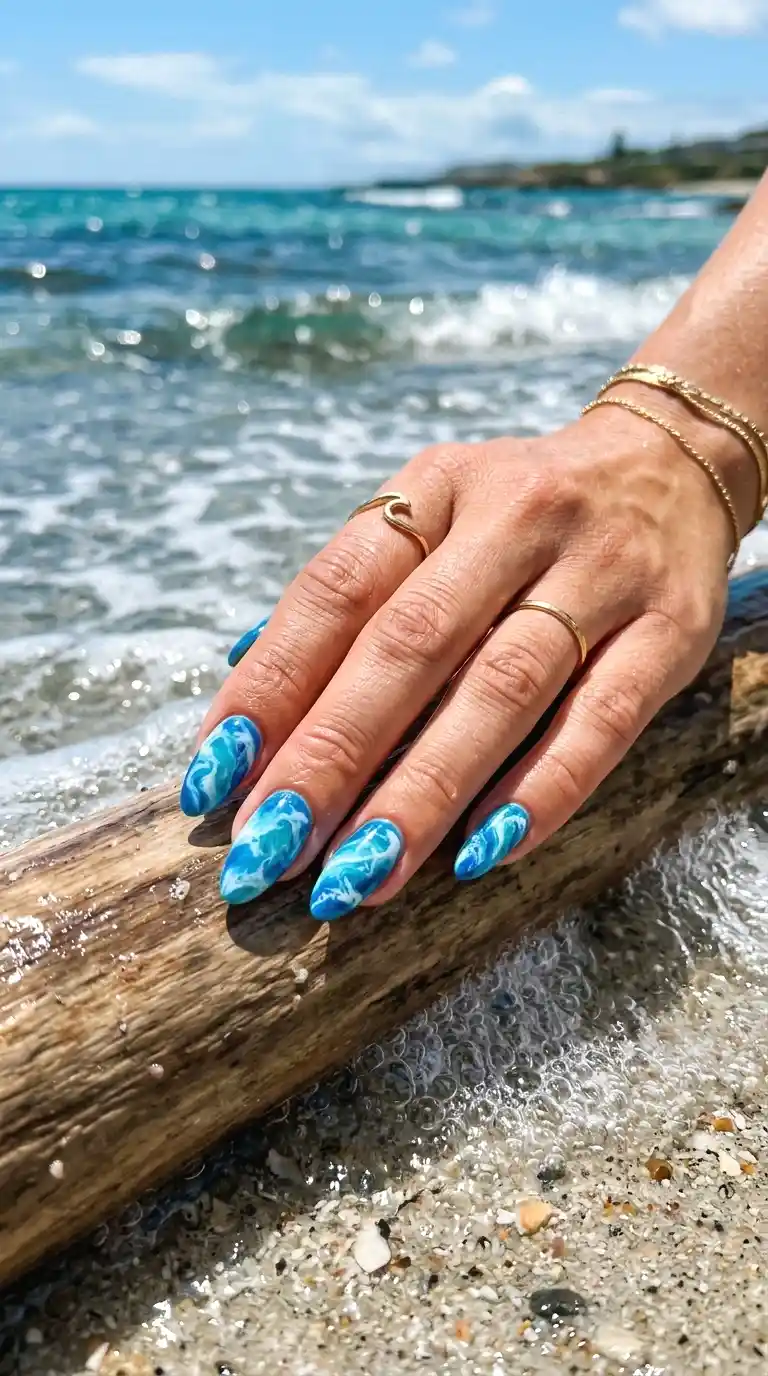 ocean wave nails
