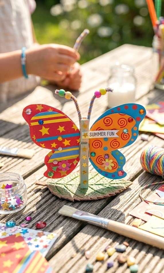 paper plate fish craft
