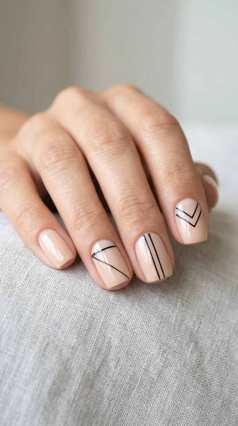 matte taupe nails