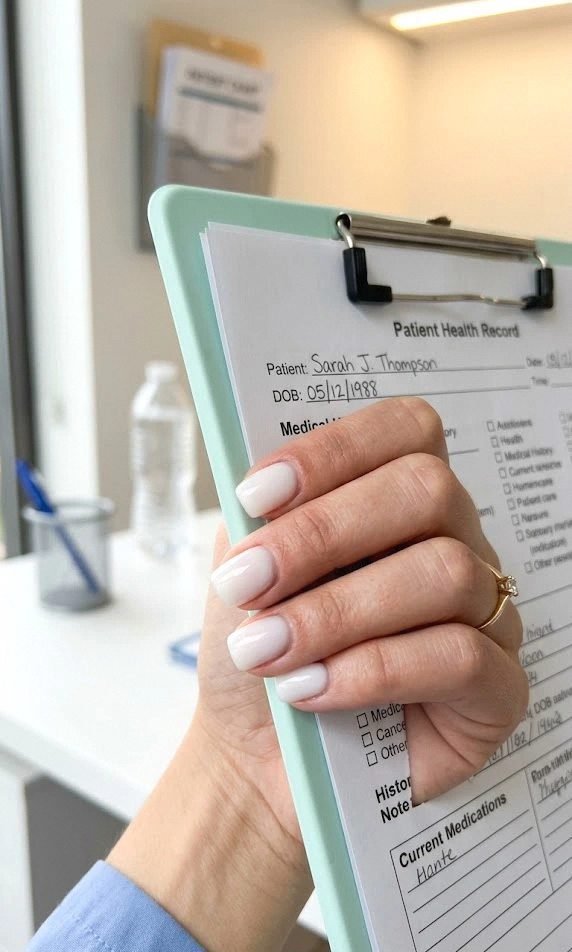 milky white gel