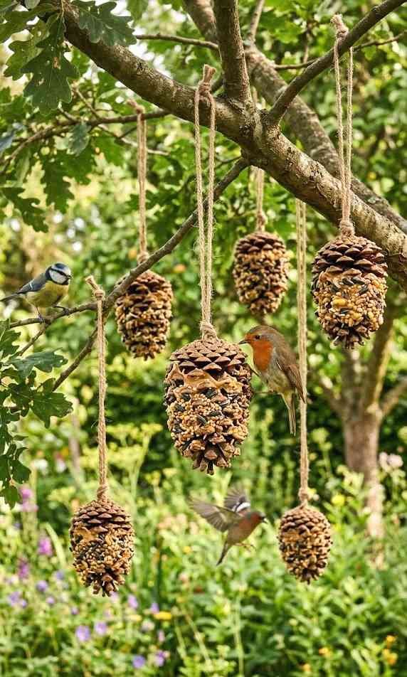 bird feeders from nature