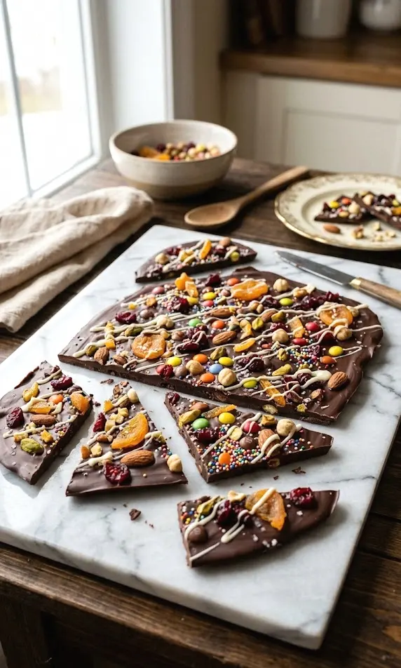 homemade chocolate bark