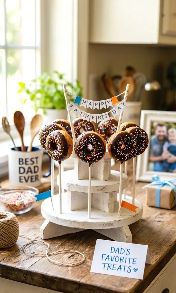 mini donut pops