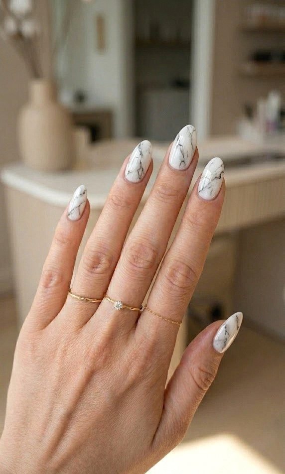 marble nails
